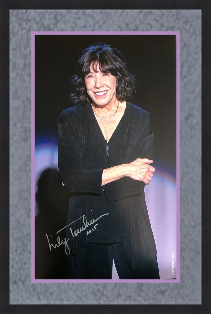Lily Tomlin Signed Autographed Custom Framed  PASS JSA & PSA FREE SHIPPING