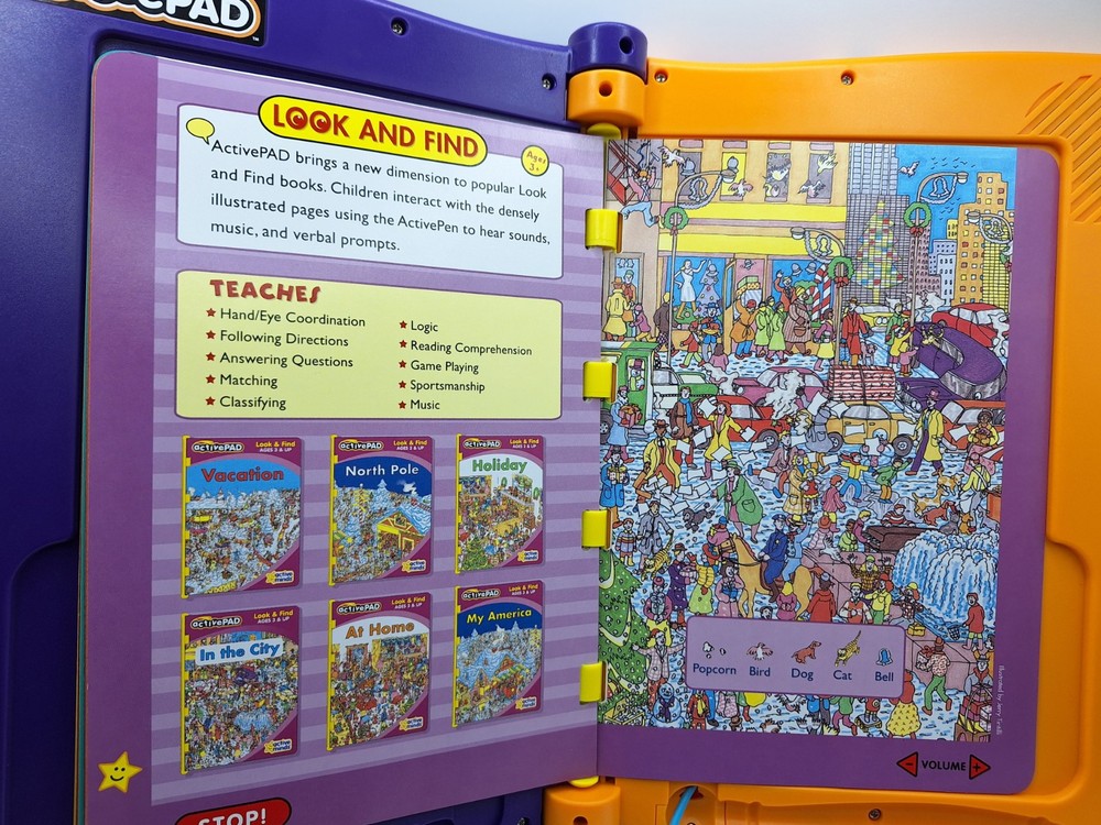 Active Minds ActivePAD (2003) With Treasury Of Learning - Tested Works Great