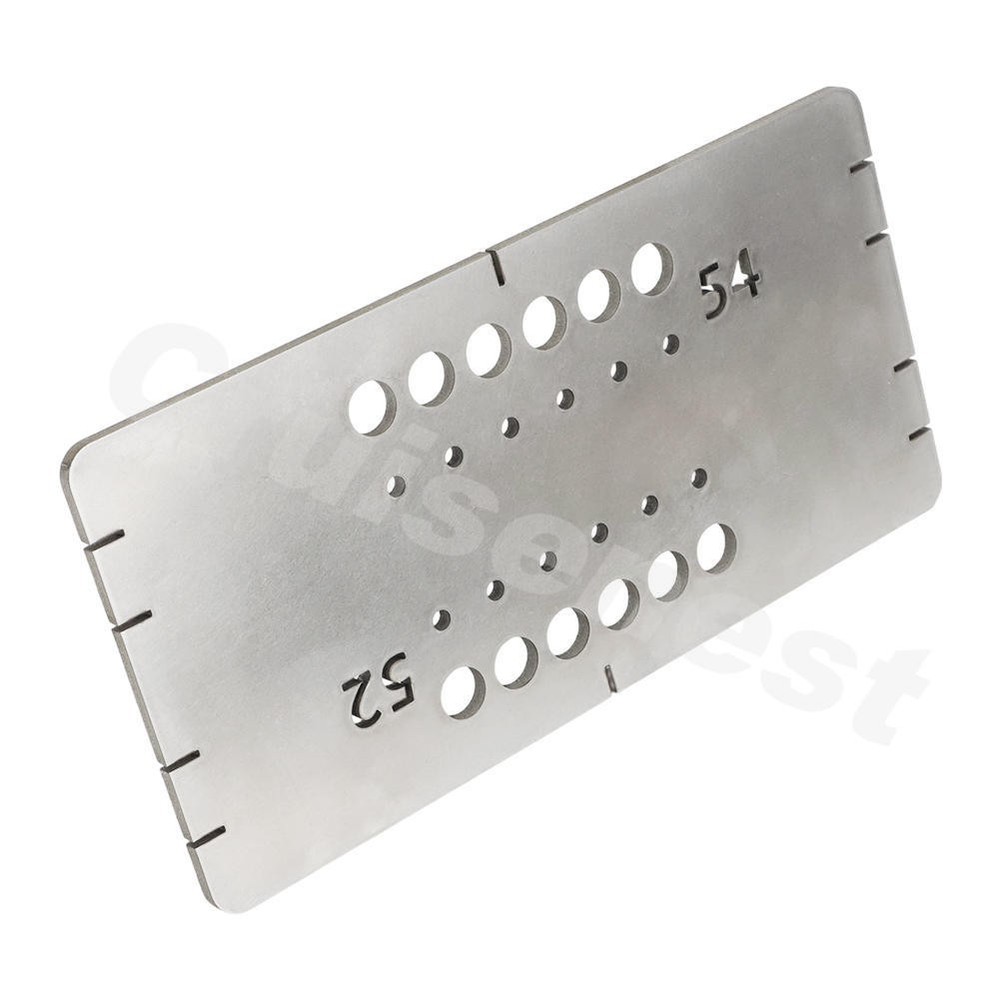 US For Guitar String Through Drilling & Fitting Ferrules Drilling Guide Template