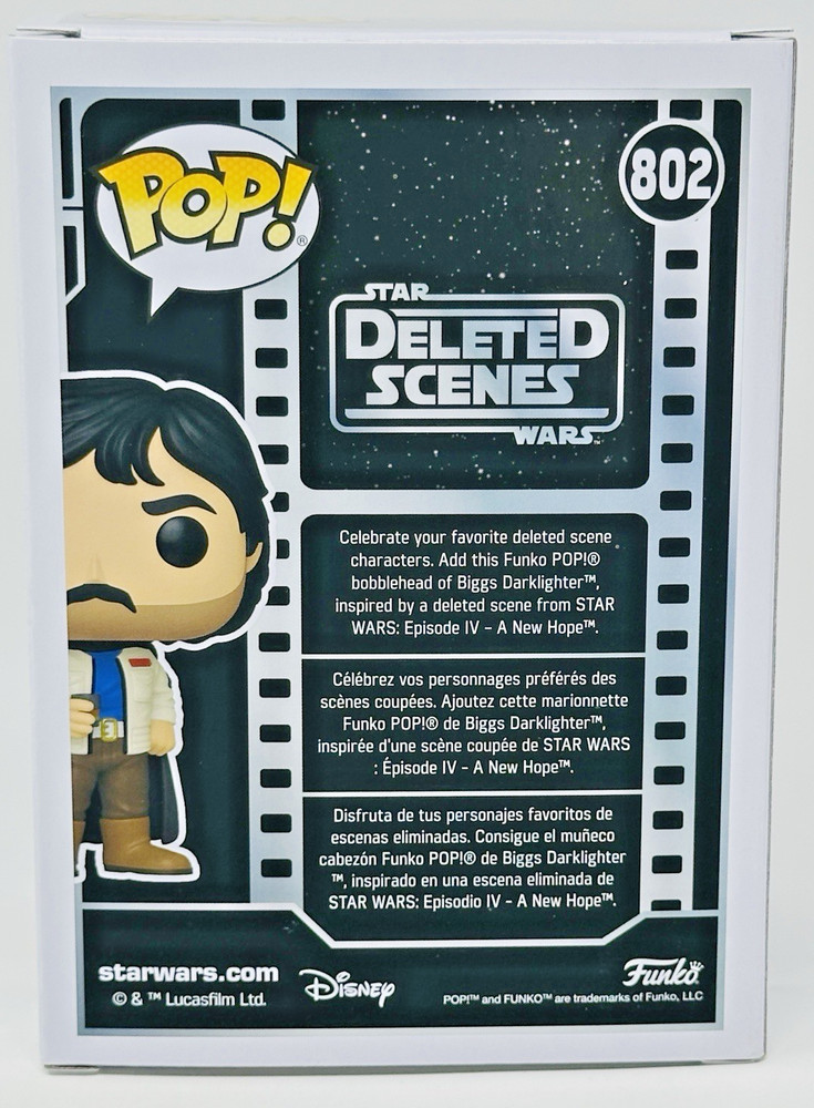 Funko Pop! Star Wars, Deleted Scenes: Biggs Darklighter #802 w/Premium Protector