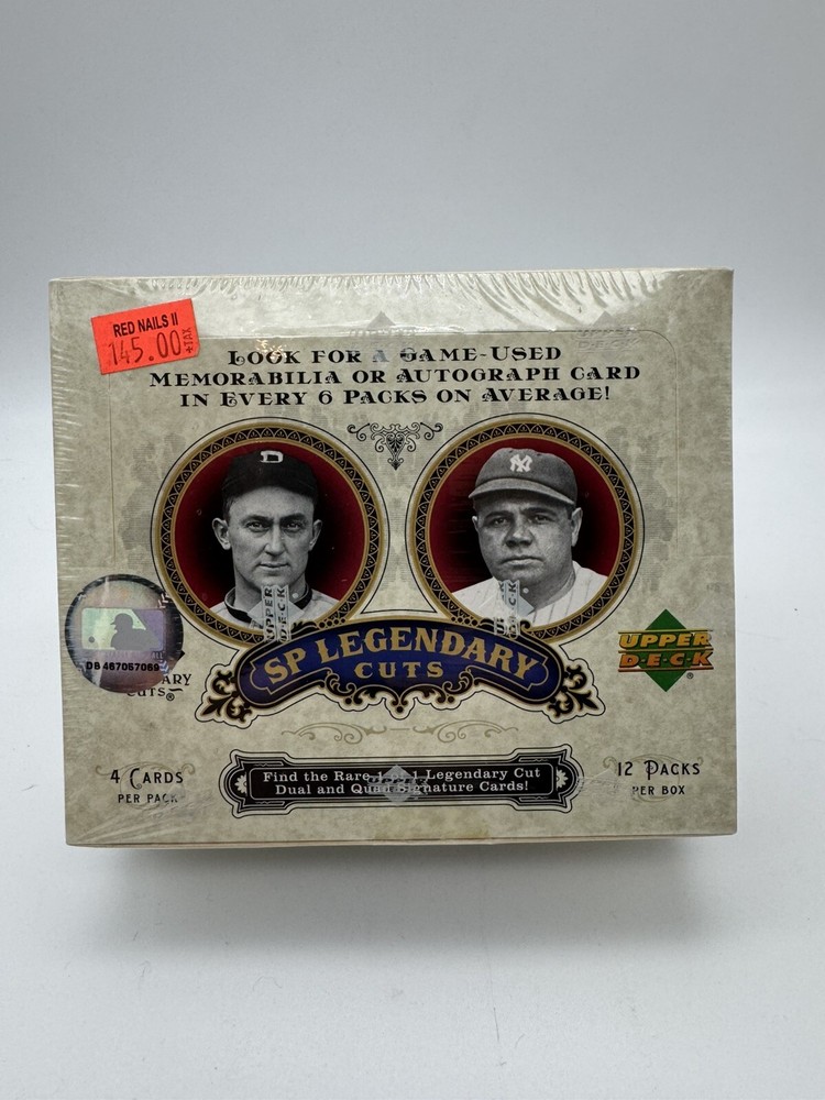 2006 Upper Deck SP Legendary Cuts Baseball Box