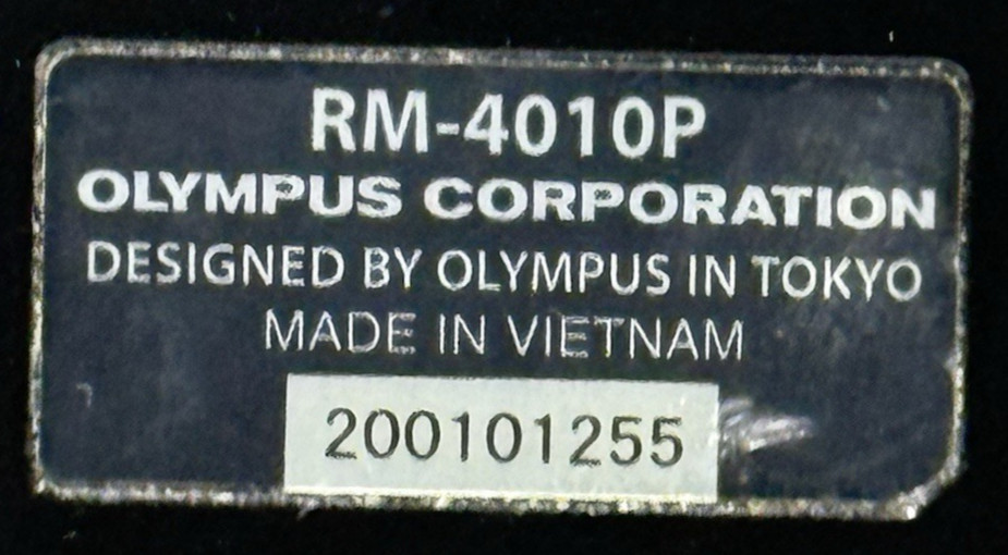 Olympus RM-4010P Push Button Detection Microphone
