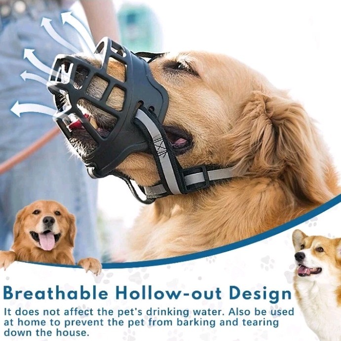 Baskerville Ultra Muzzle w/Training Clicker, Size 6 Black