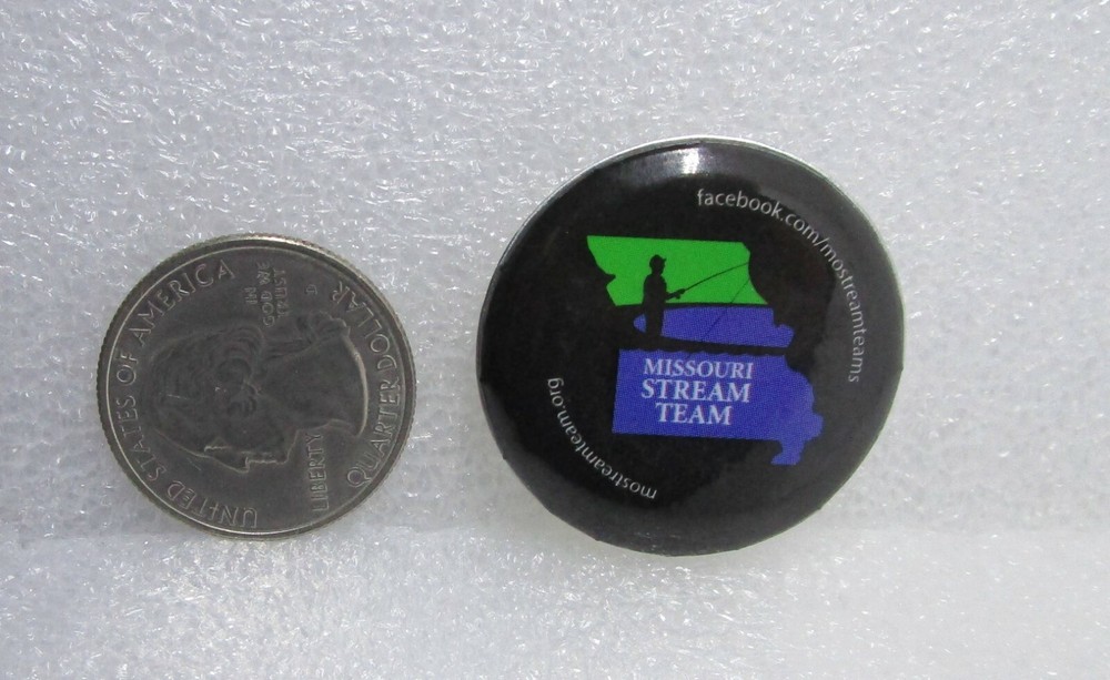 Missouri Stream Team Button Pin