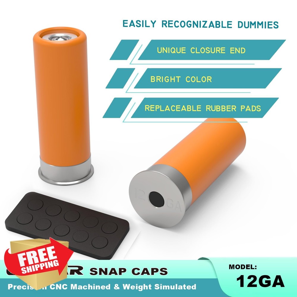 GORTAR Snap Caps Training Dummy Rounds Safe Loading Firing Practice