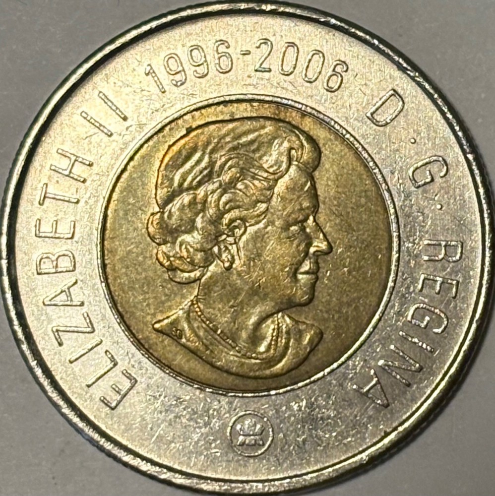 ERROR! 1996-2006 Canada $2 Dollar Churchill Toonie! *STRIKE THROUGH ERRORS*