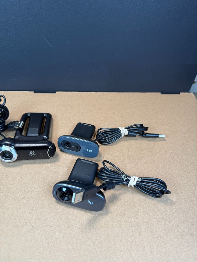 Lot of 5 Webcams Logitech & Microsoft Tested Work Ships Fast!!!