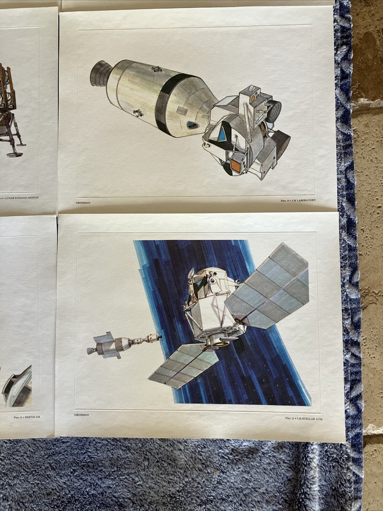 Grumman Apollo Program Lunar Module Derivatives:Future Space Missions-12 Of 13