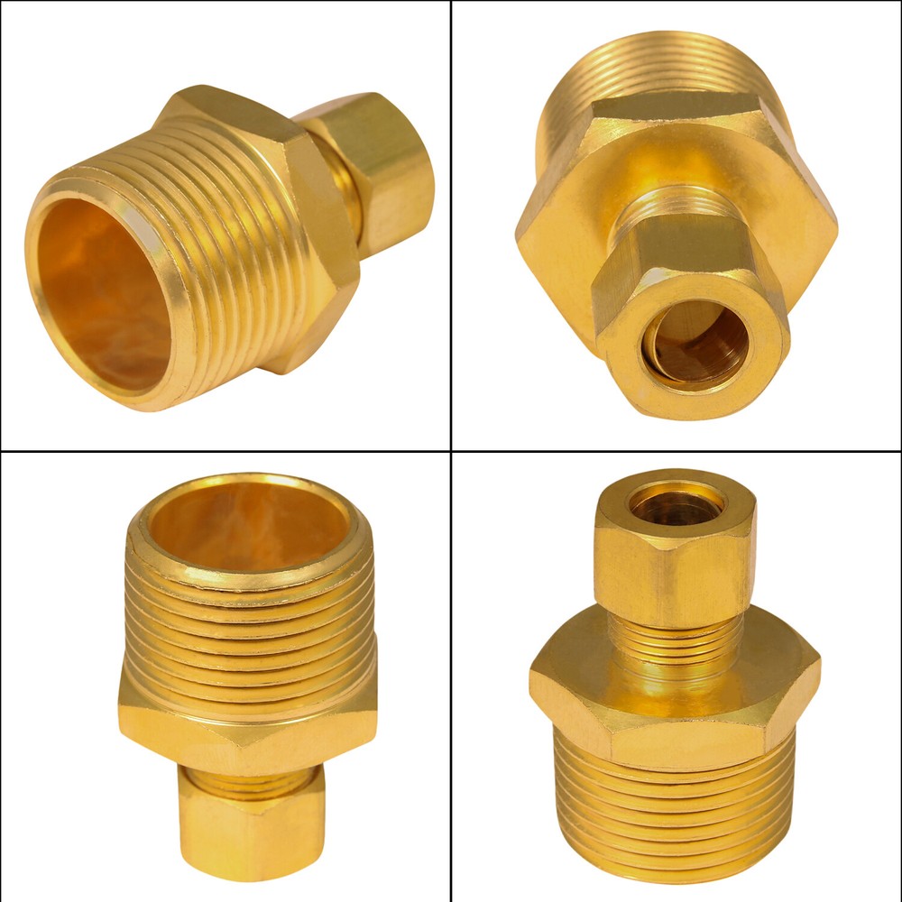 Highcraft Compression x Male Reducing Adapter Pipe Fitting; Lead Free Brass