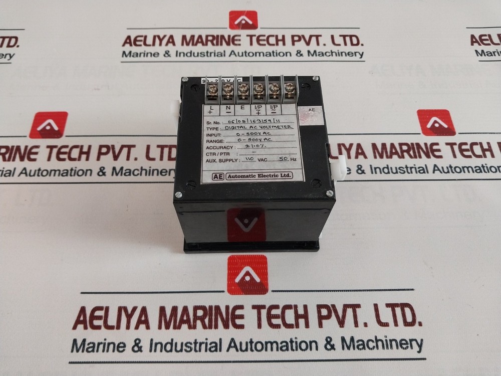 Automatic Electric Digital AC Voltmeter 110VAC 50HZ