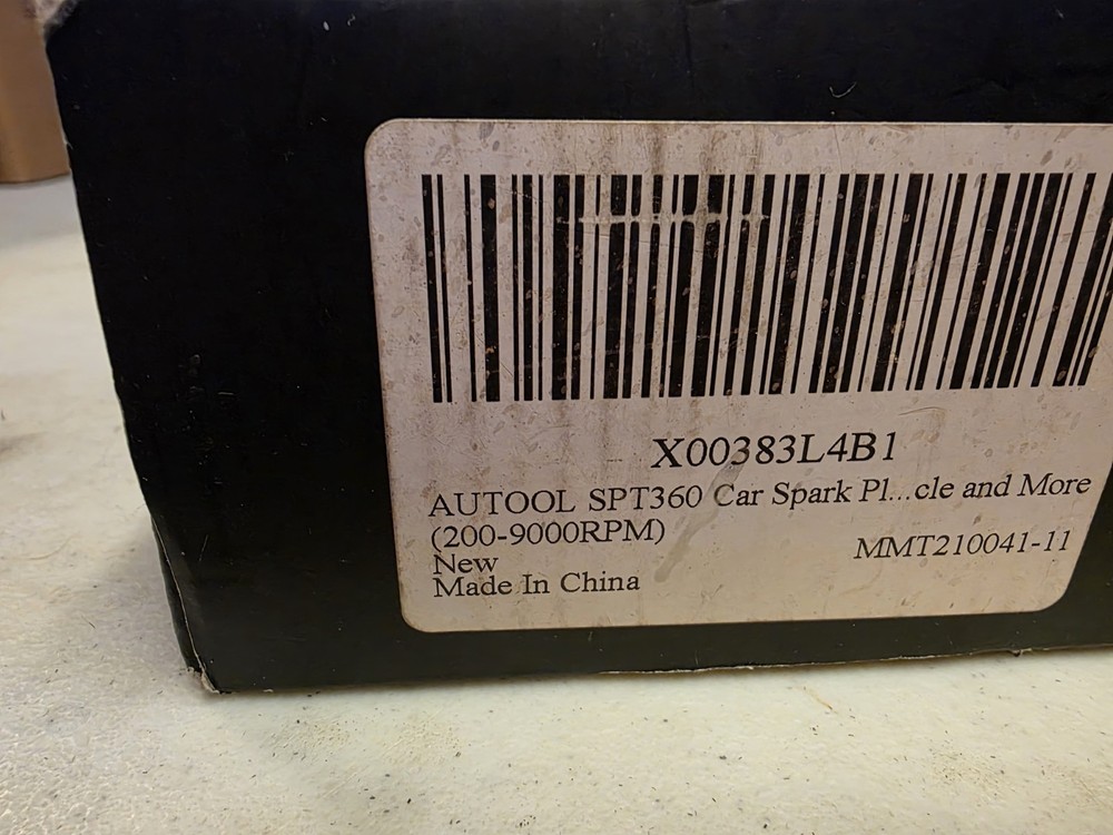 AUTOOL SPT360 Spark Plug Tester 5Hole Digital Spark Plug Ignition Test Analyzer