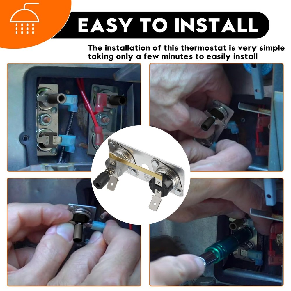 232282 RV Water Heater Thermostat Switch 120V, Thermostats for Suburban