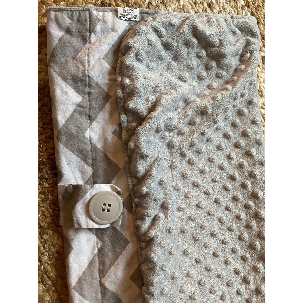 Carseat Canopy Gray White Chevron