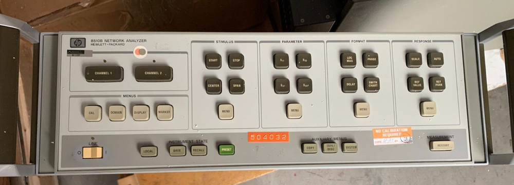 HP - Agilent - Keysight 8510B Vector Network Analyzer no cables