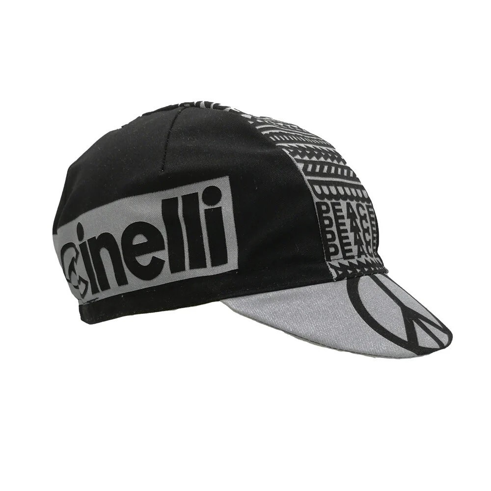 Cinelli Cycling Cap : PEACE BLACK