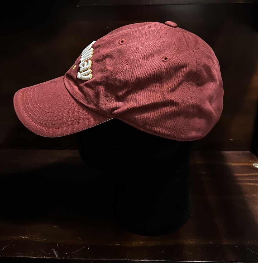 Callaway Golf Hat Unstructured Baseball Style Strapback Dark Red Embroidered Cap