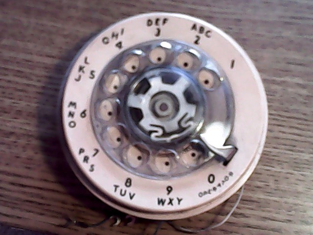 W.E Rotary Phone Dial,For Parts