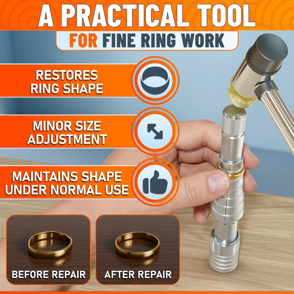 Ring Stretcher Tool Kit for Sizes 6-10 – Expander Metallic