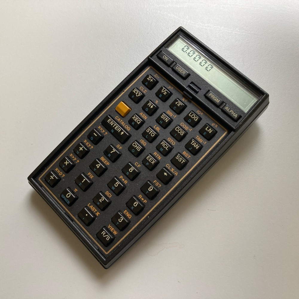 DEFECTIVE Hewlett Packard HP 41CV calculator Excellent condition G3D