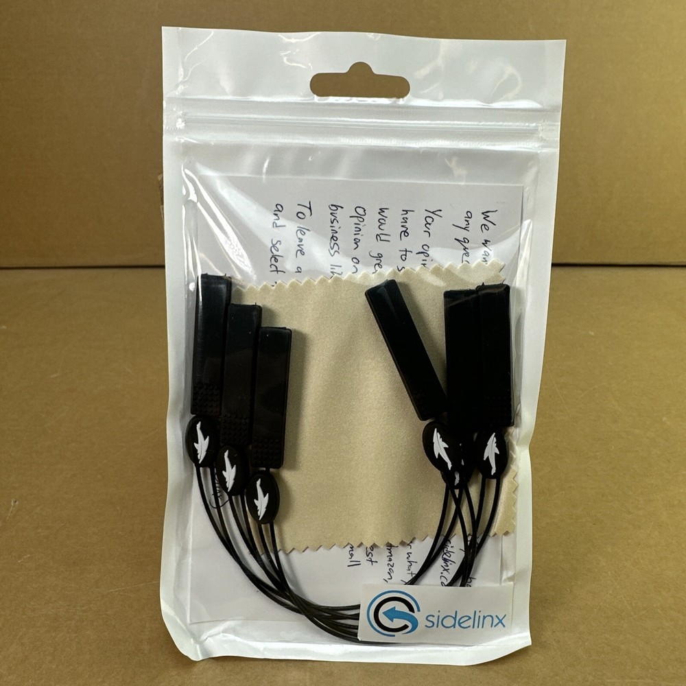 Adjustable Eyeglass Strap (3 Pack Shark Style) - No Tail Sunglass Strap & Cloth