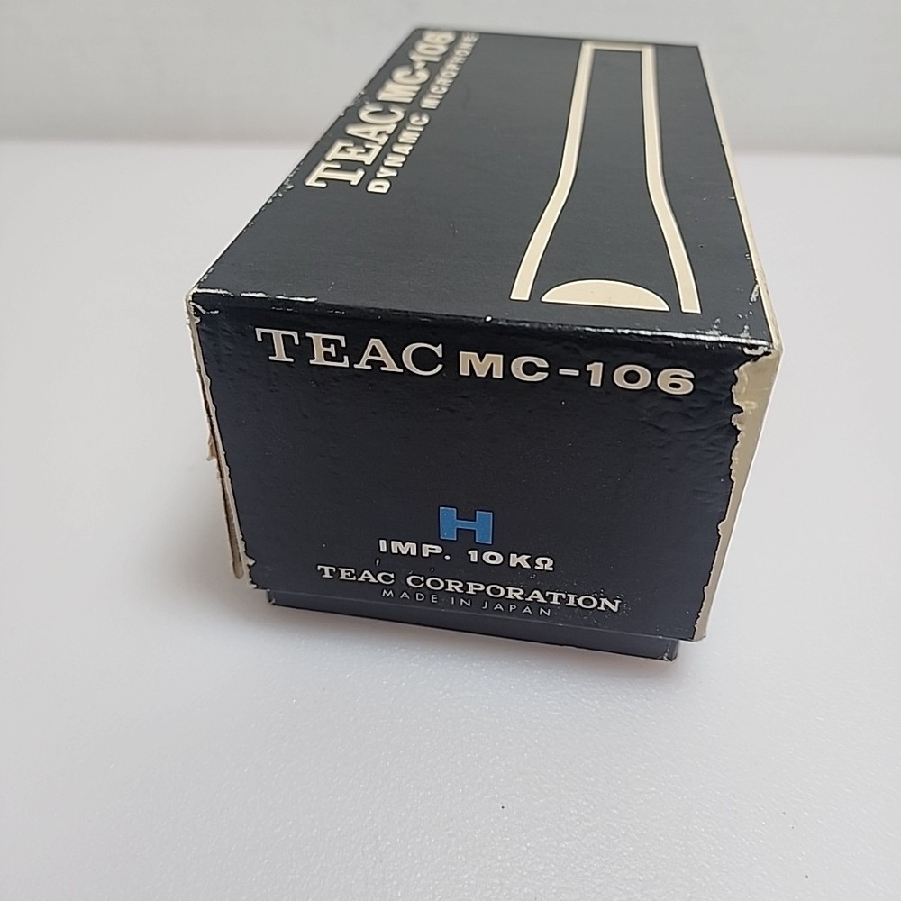 TEAC MC-106 Stereo Dynamic Microphone New MC106 Vintage