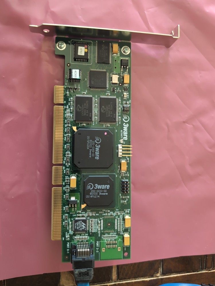 3WARE ACTIVITY 2 PORT SATA RAID CONTROLLER PCI-X 476D Escalade 8006-2LP
