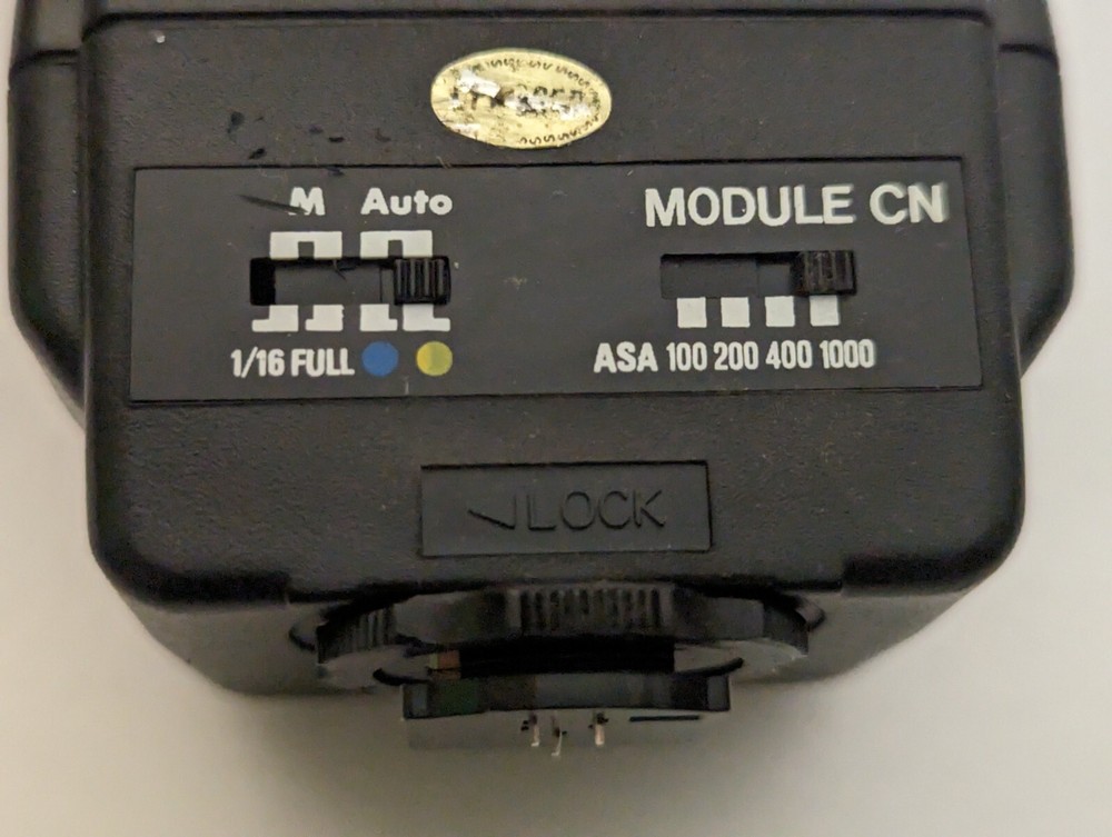 Quantaray Camera Flash Model QB-6500A Shoe Mount Equipment Tested Works See Pics