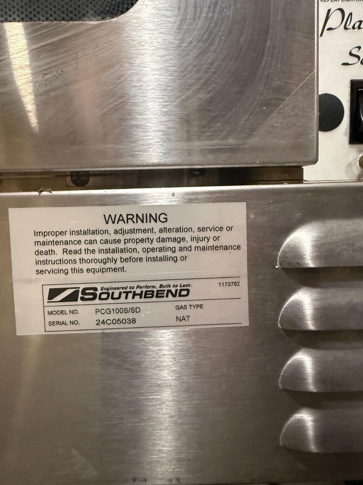 Southbend PCG100S/SD Platinum Double Stack Standard Depth Gas Convection Oven