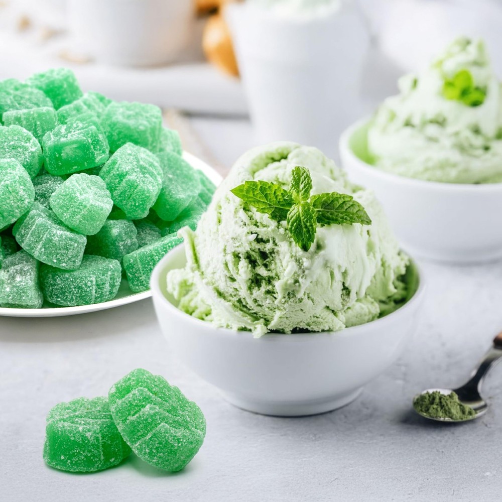Spearmint Leaves Jelly Candy, 2-Pound Bag