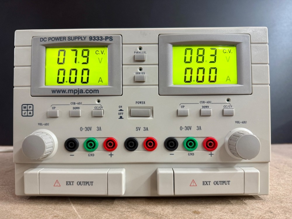 MPJA 9333-PS DC Power Supply Working