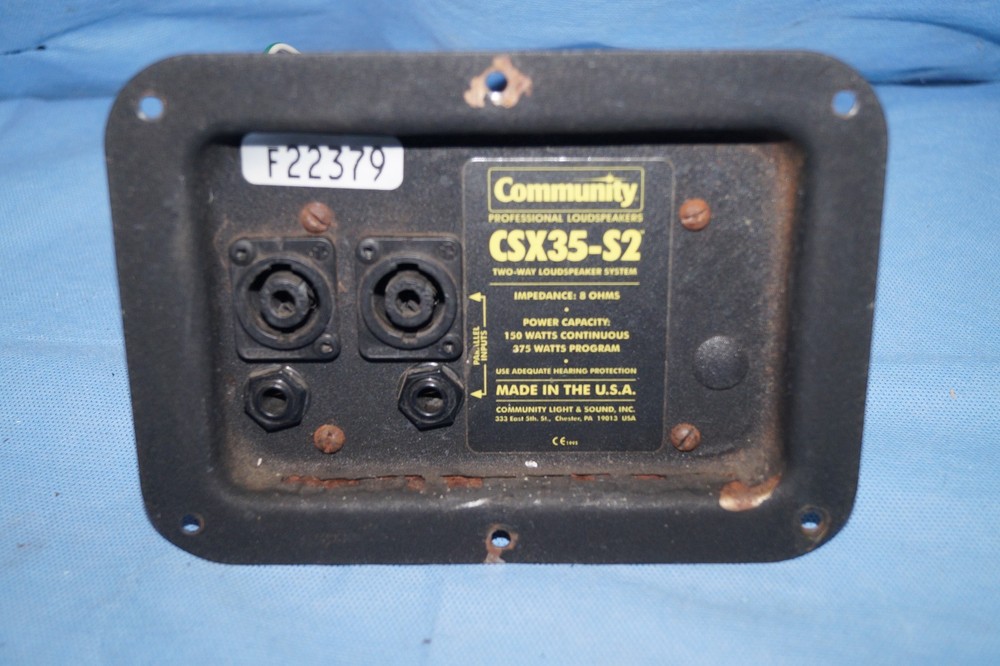 Community Crossover From A  CSX35-S2 Speaker 2-Way With Horn