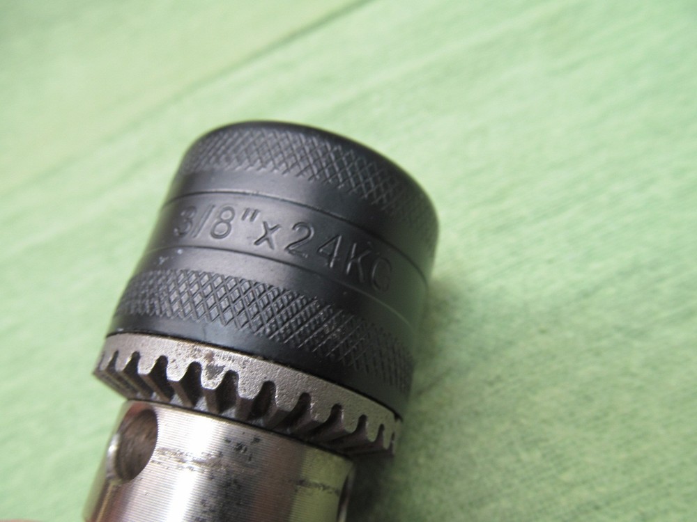 Jacobs 3/8" Drill Chuck w/ 3/8"-24 Internal Thread - 1 to 10mm Range - w/Key