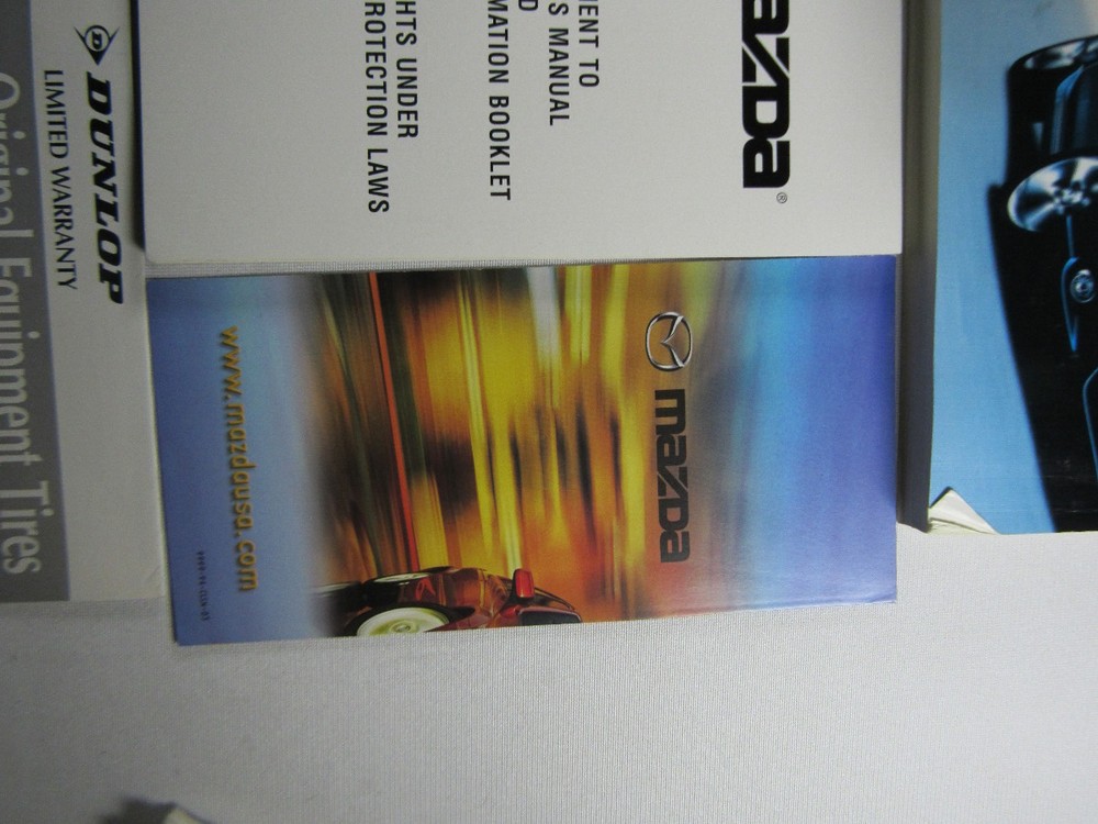 2005 Mazda 3 Owners Manual Book