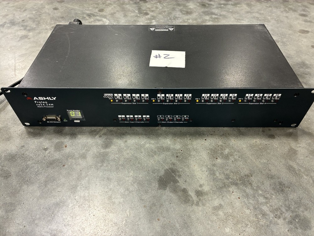 Ashly Protea Ne24.24m DSP Matrix Processor, 8 inputs/16 outputs (multiple avail)