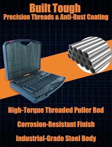 18pcs 95400 in-Line Dowel Pin Puller Master Set Includes Both SAE and Metric