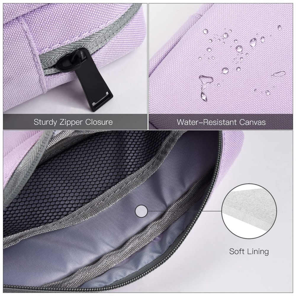 Universal Electronics Accessories Bag Pouch, 2-Pack Portable Soft Carrying Ca...