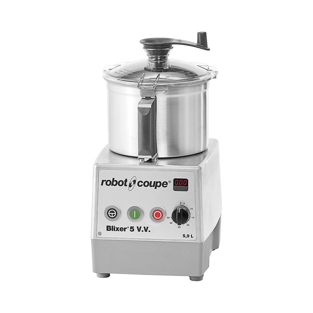 Robot Coupe BLIXER5VV Food Processor, 6-qt Batch Bowl, Variable-Speed, 2 hp