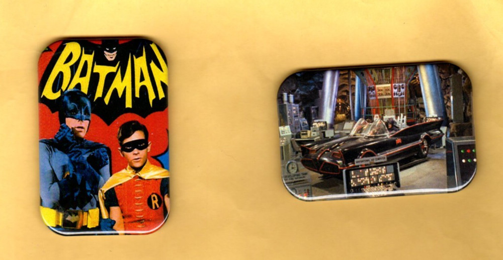 BATMAN   2  REFRIGERATOR MAGNET  2" X 3"  WITH ROUNDED CORNER