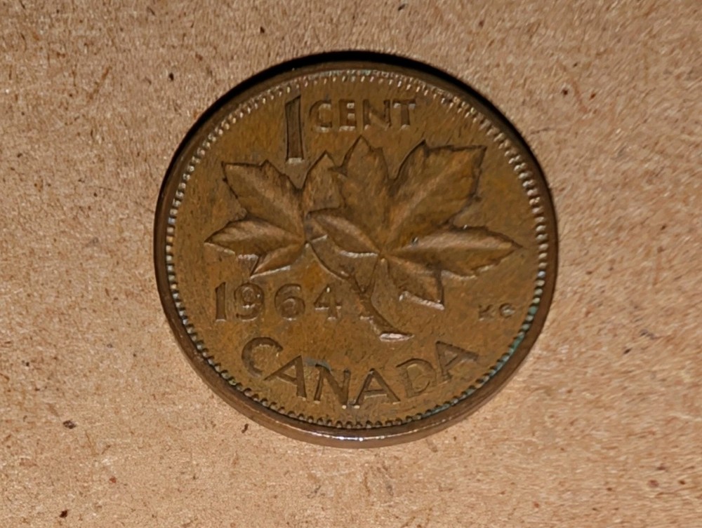 1964 Canada One Cent - Ungraded - Circulated