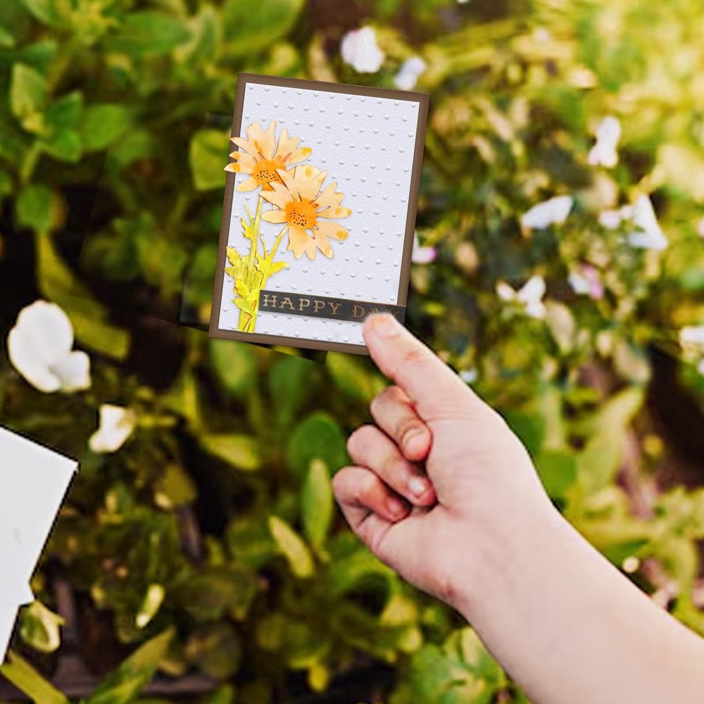 Mini Dots Background Embossing Folder, Plastic Textured Impressions Regular P...