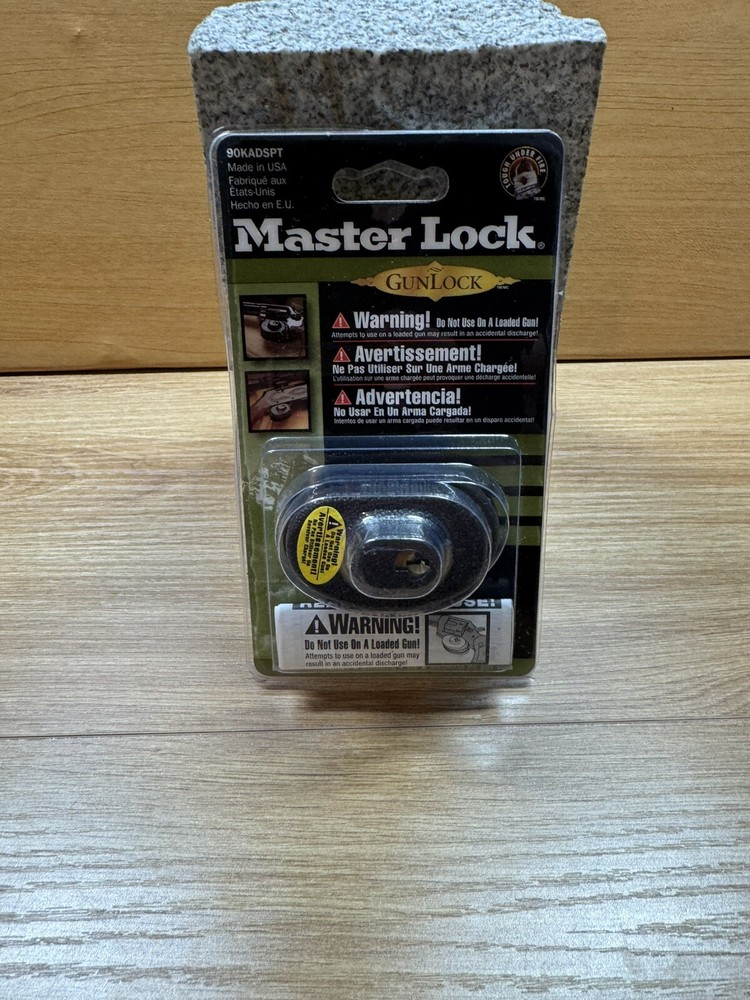 Master Lock Gun Lock (90KADSPT) NIP