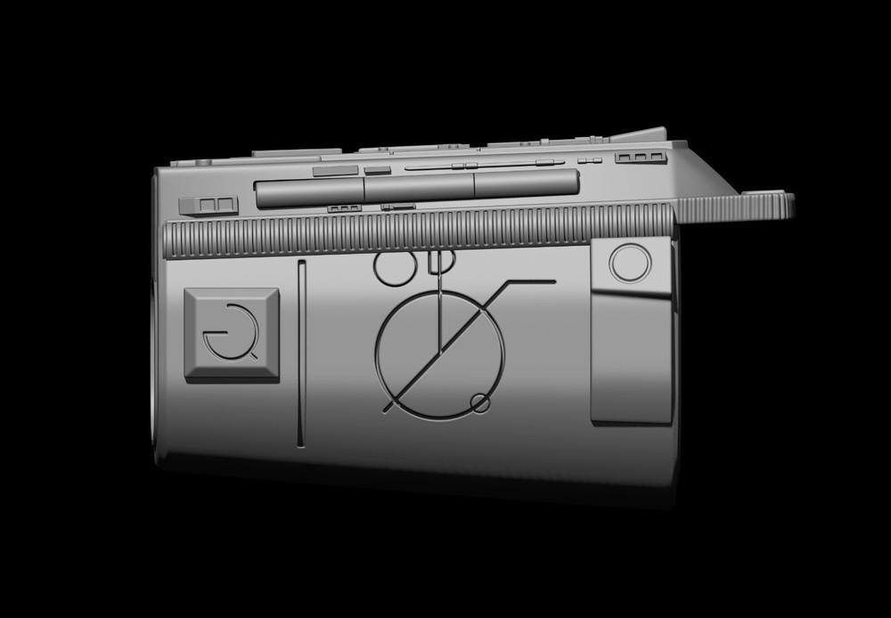 Predator Gauntlet Forearm Left scale 1:1 File STL-OBJ for 3D printer