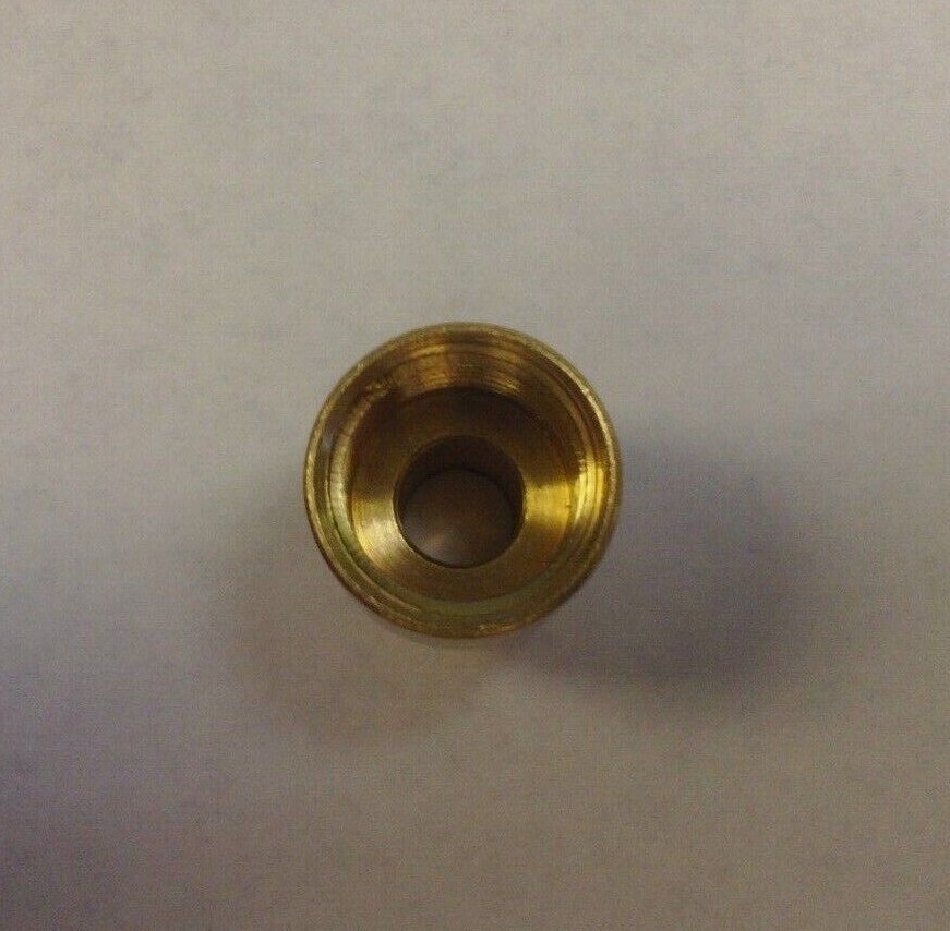 BRASS SCREW ON STANDARD SIZE CIRCULAR BOWL WATER PIPE REPLACEMENT ADD-ON PART