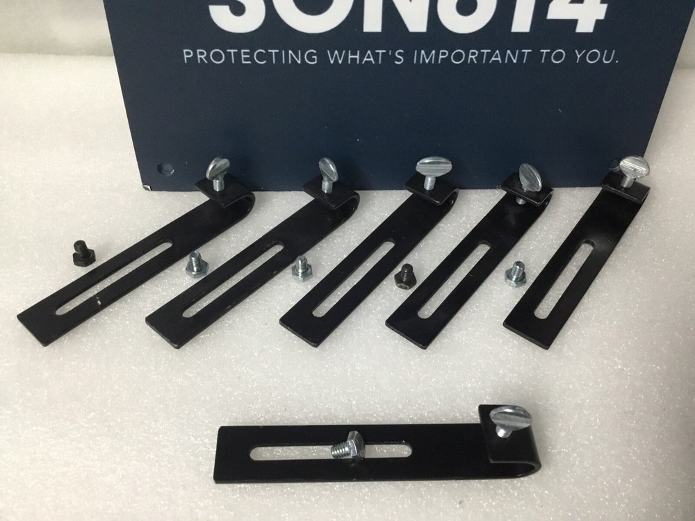 4x Mounting Brackets, J Shape, J Hook, for CCTV Security Surveillance Camera
