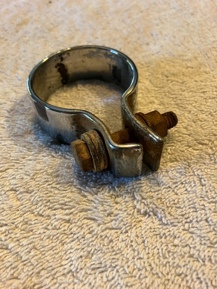 Chrome-plated  Motorcycle 1-3/4" Exhaust Side Clamp