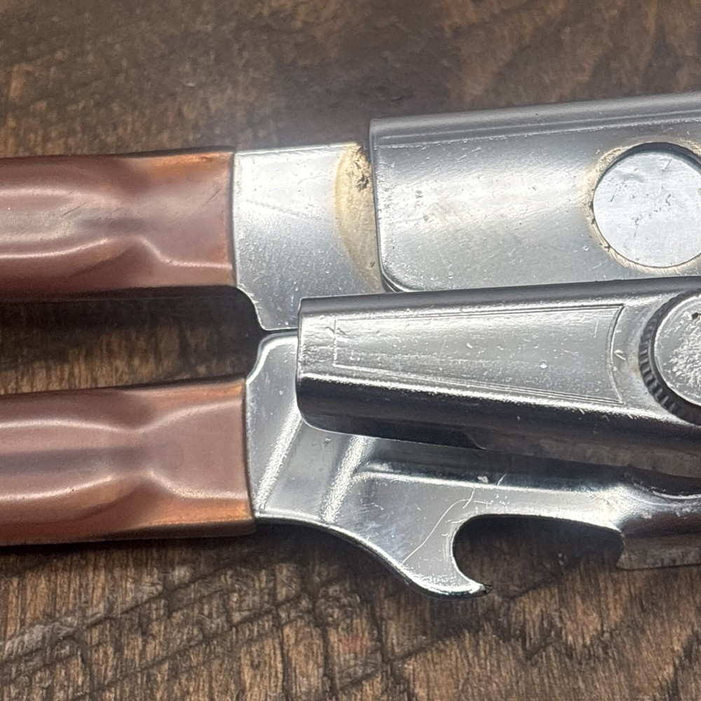 Swing Away Can Opener Transparent Brown Handle