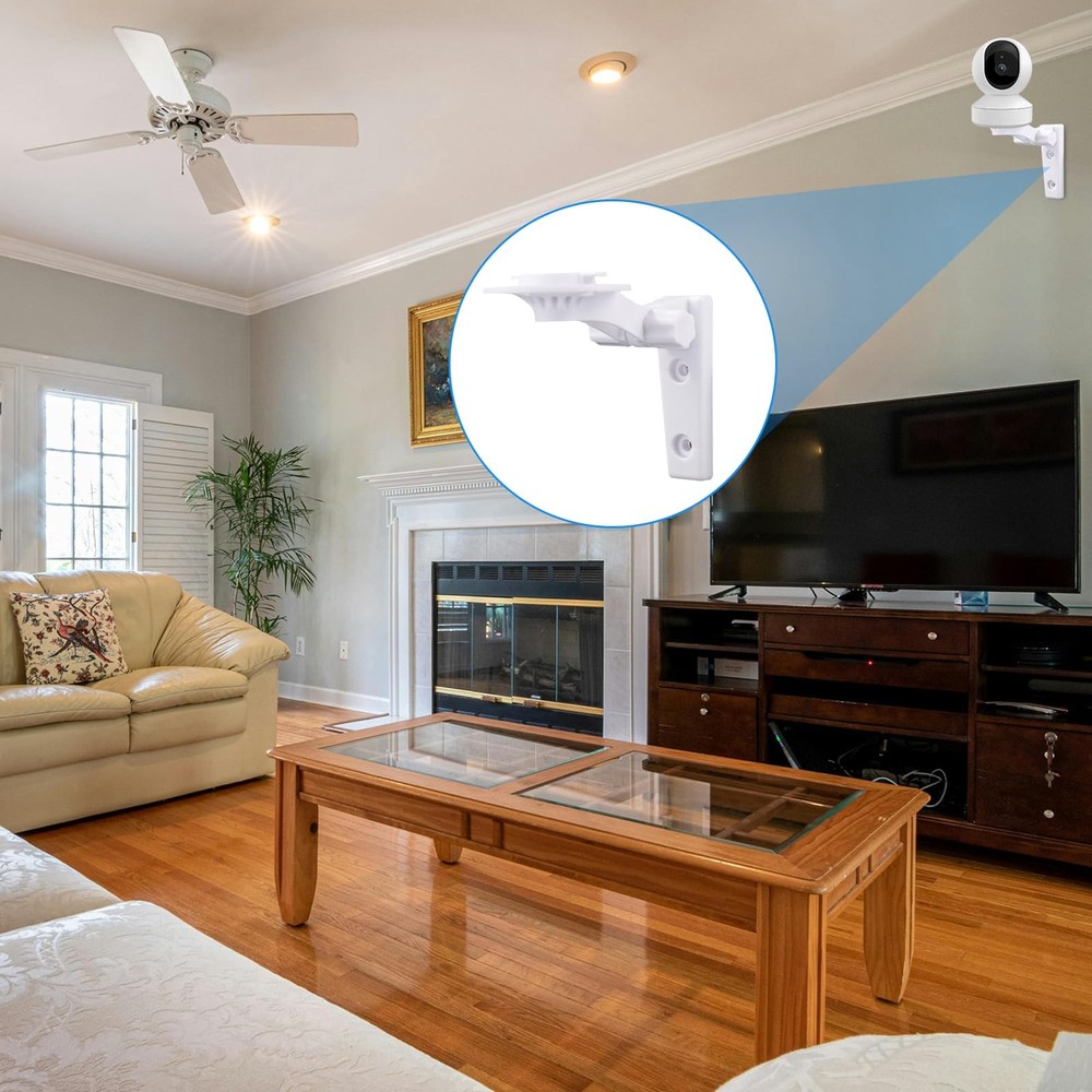 2pcs Camera Wall Mount Compatible with Reolink E1 / Pro, White Camera...