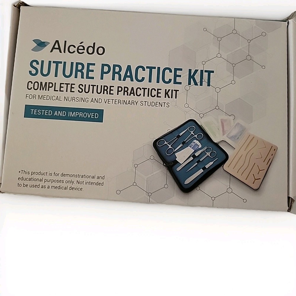 Alcedo Suture Practice Kit.  New. Open Box. Free Ship.