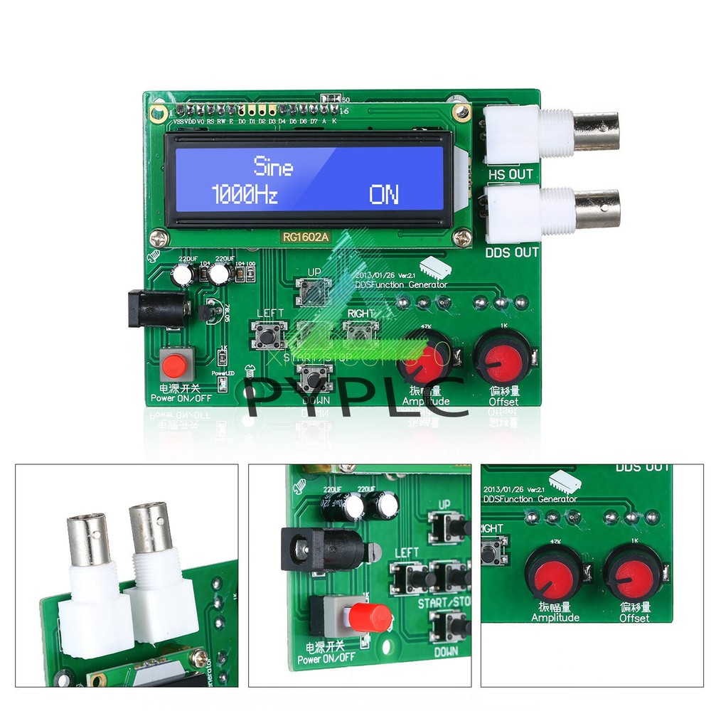 1PCS DDS Function Signal Generator Module Sine Square Sawtooth Triangle Wave