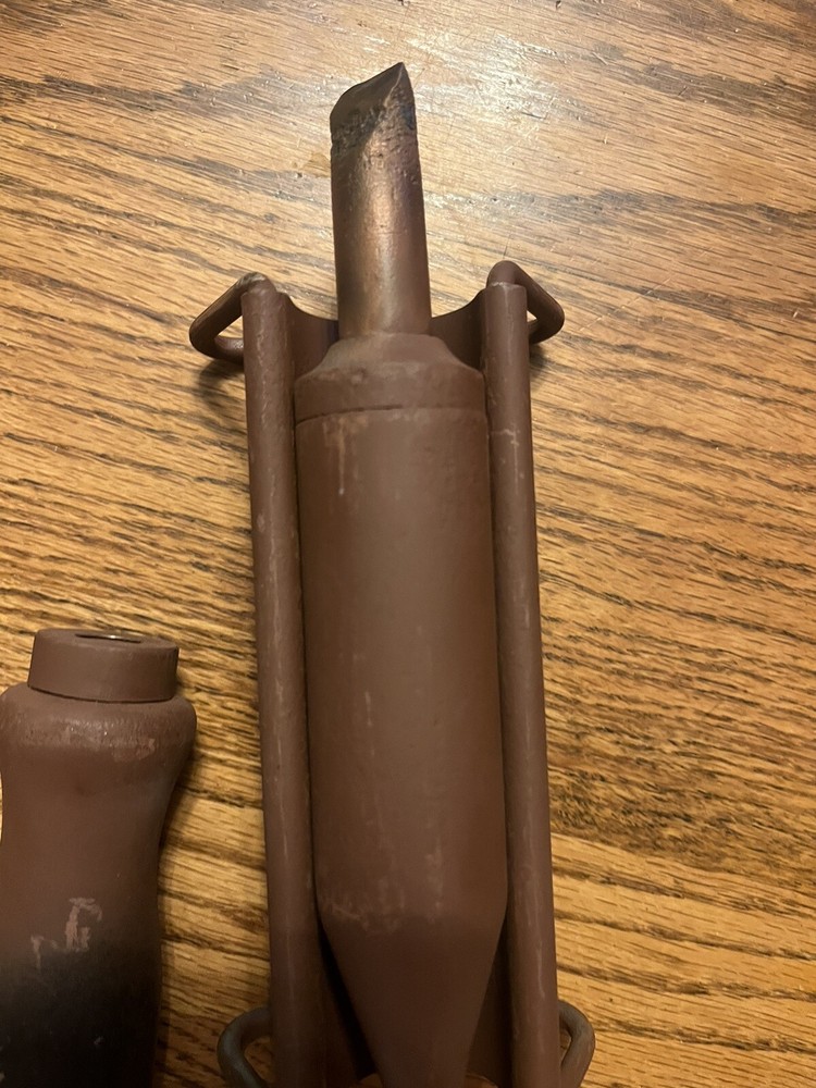 vintage soldering iron copper